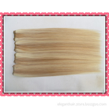 High Quality 100% Human Hair Weave Silk Straight Hair 20" Piano Color 100g